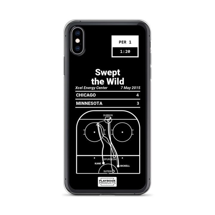 Chicago Blackhawks Greatest Goals iPhone Case: Swept the Wild (2015)
