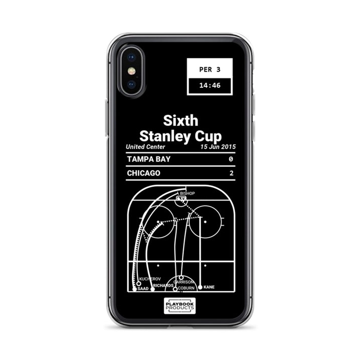 Chicago Blackhawks Greatest Goals iPhone Case: Sixth Stanley Cup (2015)
