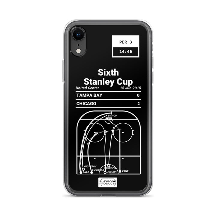 Chicago Blackhawks Greatest Goals iPhone Case: Sixth Stanley Cup (2015)