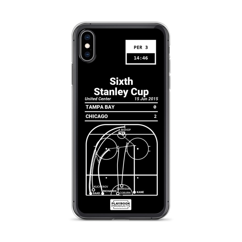 Chicago Blackhawks Greatest Goals iPhone Case: Sixth Stanley Cup (2015)