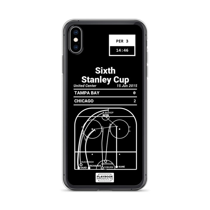 Chicago Blackhawks Greatest Goals iPhone Case: Sixth Stanley Cup (2015)