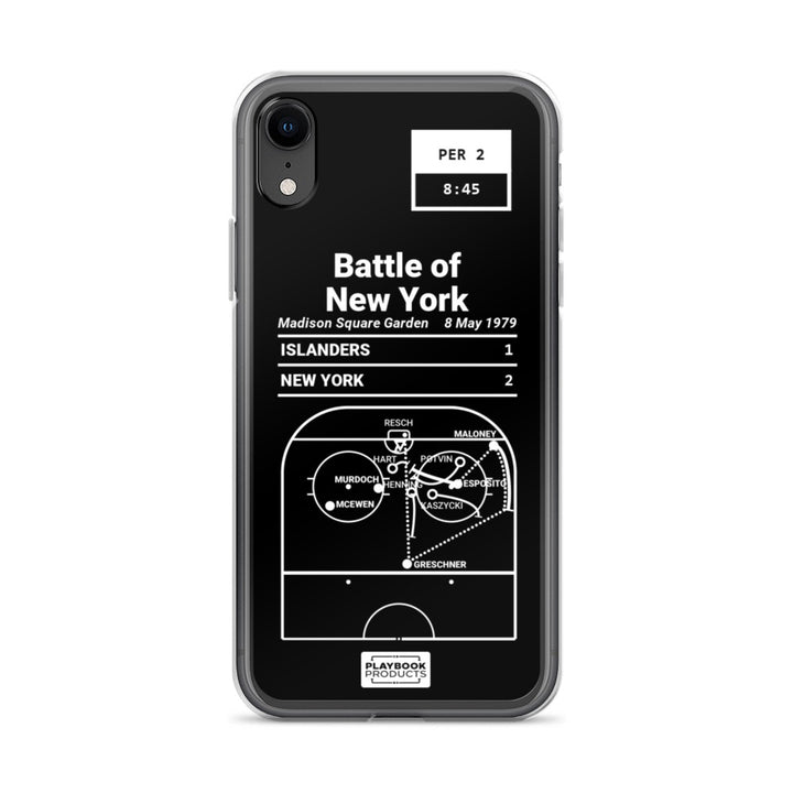 New York Rangers Greatest Goals iPhone Case: Battle of New York (1979)