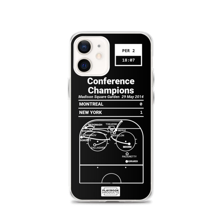 New York Rangers Greatest Goals iPhone Case: Conference Champions (2014)