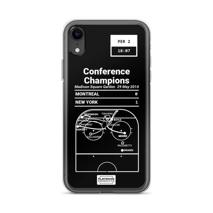 New York Rangers Greatest Goals iPhone Case: Conference Champions (2014)