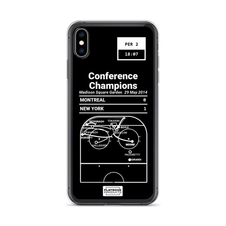 New York Rangers Greatest Goals iPhone Case: Conference Champions (2014)