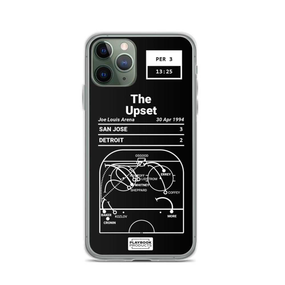 San Jose Sharks Greatest Goals iPhone Case: The Upset (1994)