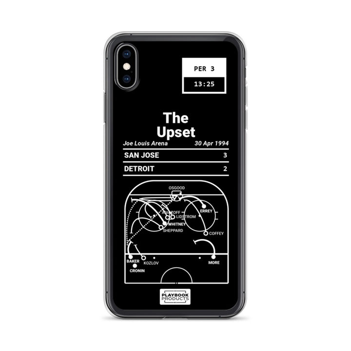 San Jose Sharks Greatest Goals iPhone Case: The Upset (1994)