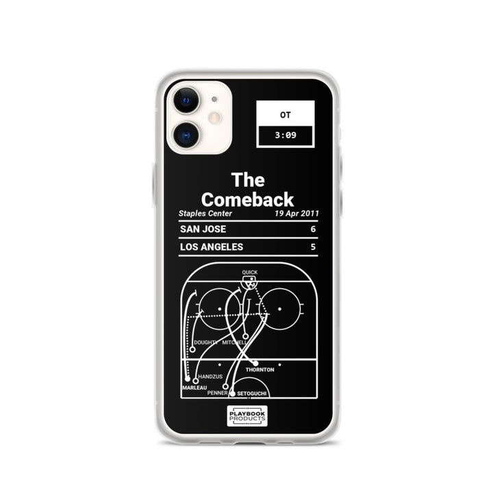 San Jose Sharks Greatest Goals iPhone Case: The Comeback (2011)