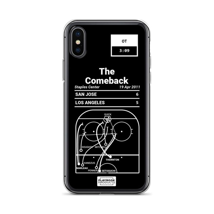 San Jose Sharks Greatest Goals iPhone Case: The Comeback (2011)