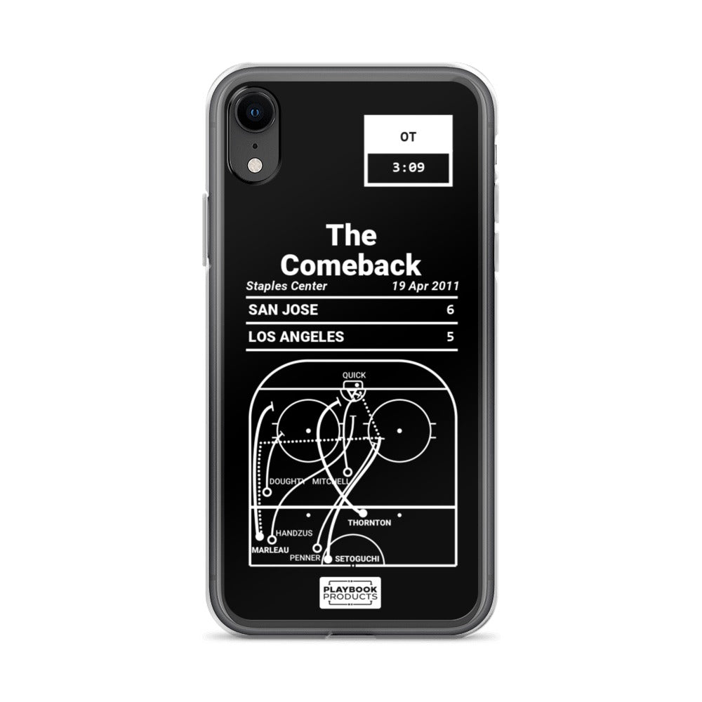 San Jose Sharks Greatest Goals iPhone Case: The Comeback (2011)