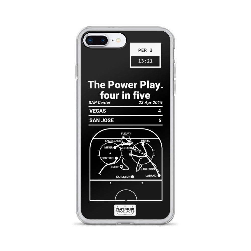 Greatest Sharks Plays iPhone Case: The Power Play. four in five (2019)