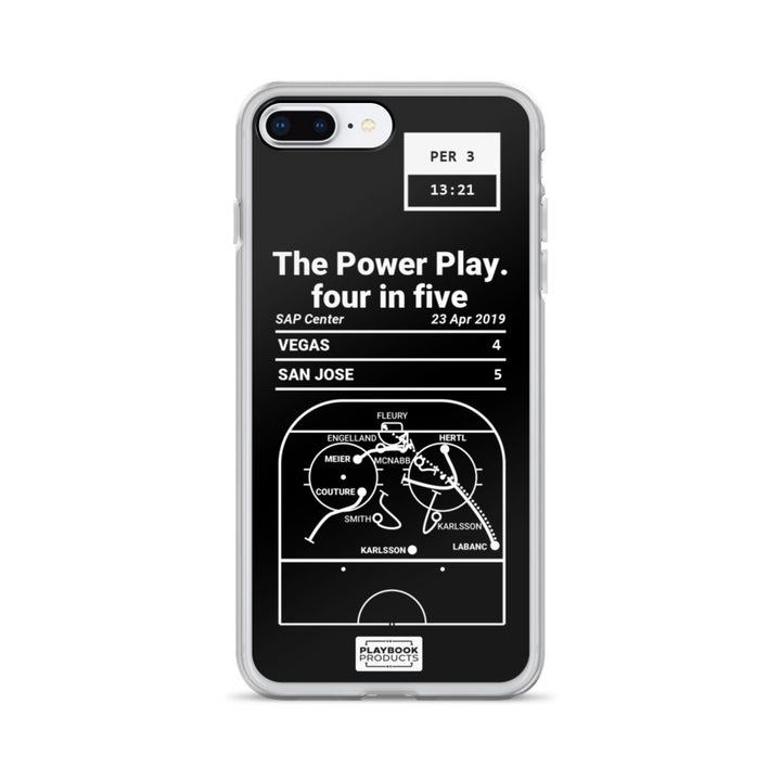 Greatest Sharks Plays iPhone Case: The Power Play. four in five (2019)