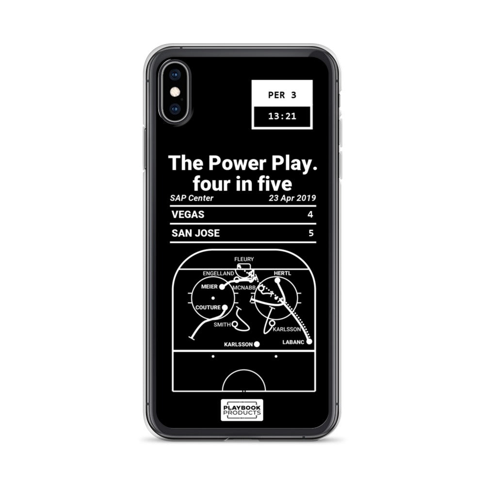 Greatest Sharks Plays iPhone Case: The Power Play. four in five (2019)