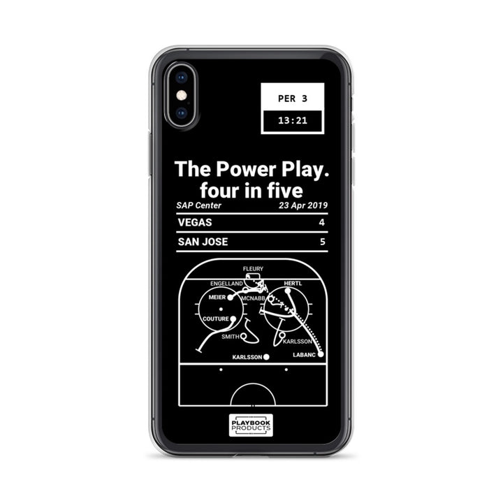Greatest Sharks Plays iPhone Case: The Power Play. four in five (2019)