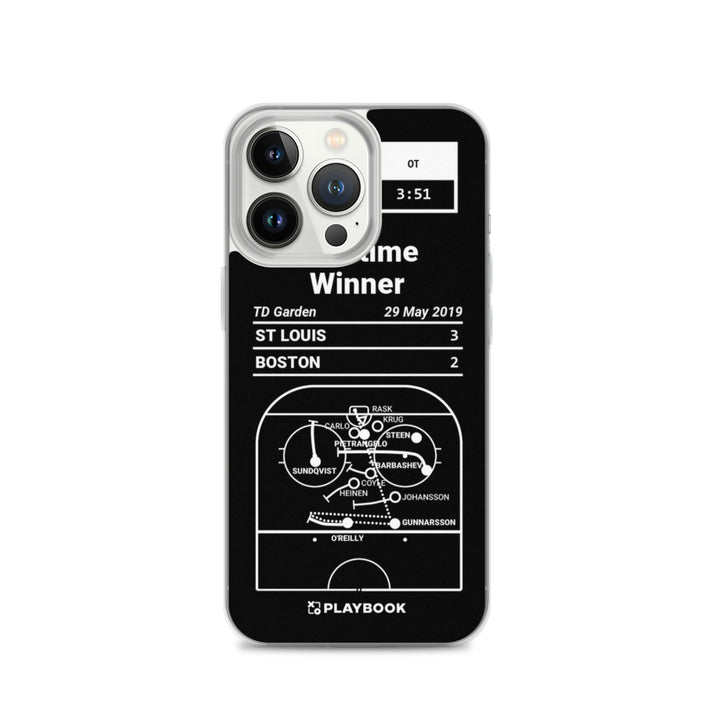 St Louis Blues Greatest Goals iPhone Case: Overtime Winner (2019)