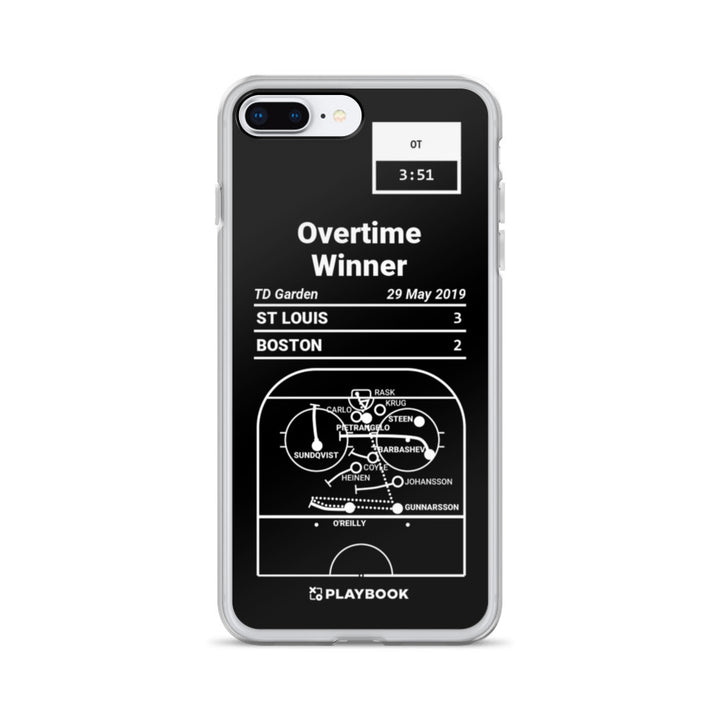 St Louis Blues Greatest Goals iPhone Case: Overtime Winner (2019)