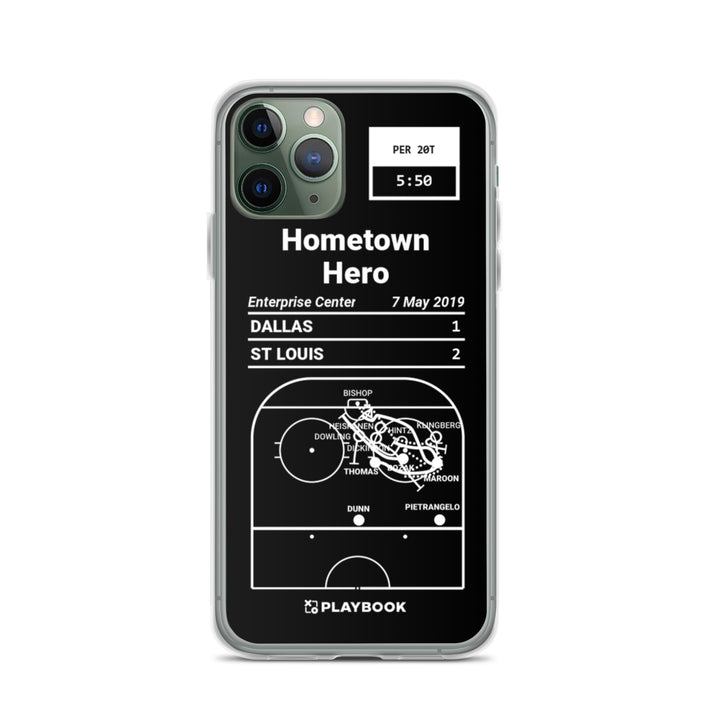 St Louis Blues Greatest Goals iPhone Case: Hometown Hero (2019)