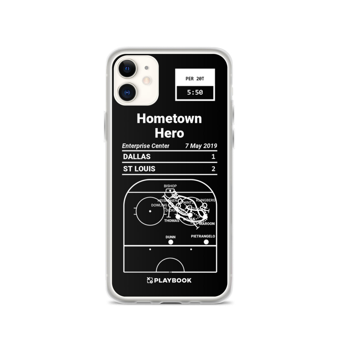 St Louis Blues Greatest Goals iPhone Case: Hometown Hero (2019)