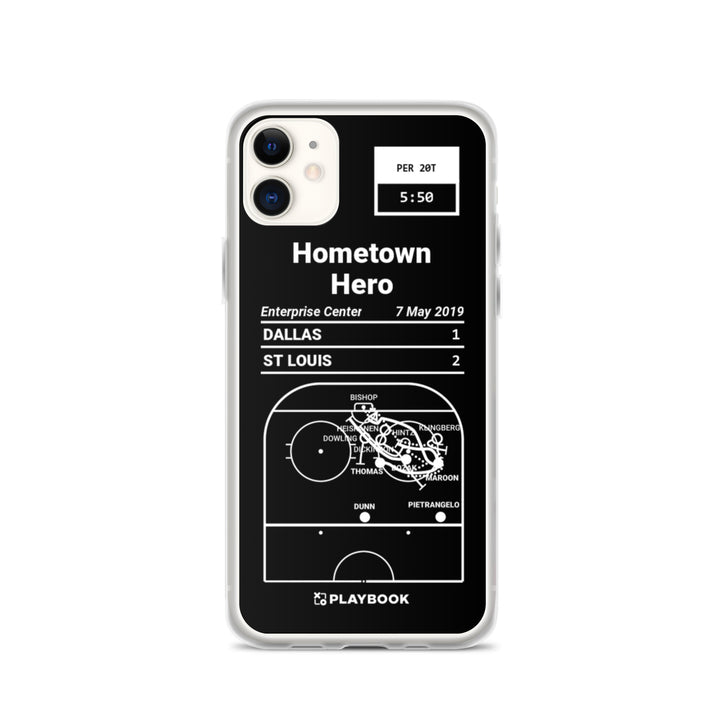 St Louis Blues Greatest Goals iPhone Case: Hometown Hero (2019)