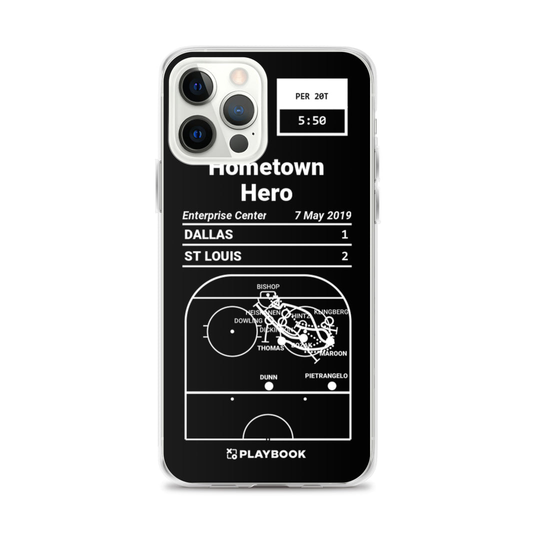 St Louis Blues Greatest Goals iPhone Case: Hometown Hero (2019)