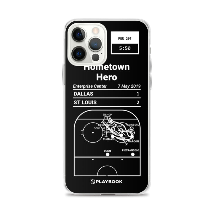 St Louis Blues Greatest Goals iPhone Case: Hometown Hero (2019)