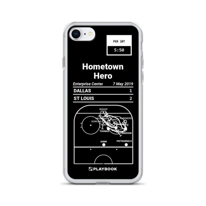St Louis Blues Greatest Goals iPhone Case: Hometown Hero (2019)