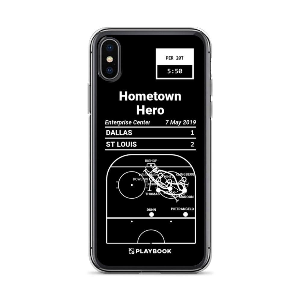 St Louis Blues Greatest Goals iPhone Case: Hometown Hero (2019)