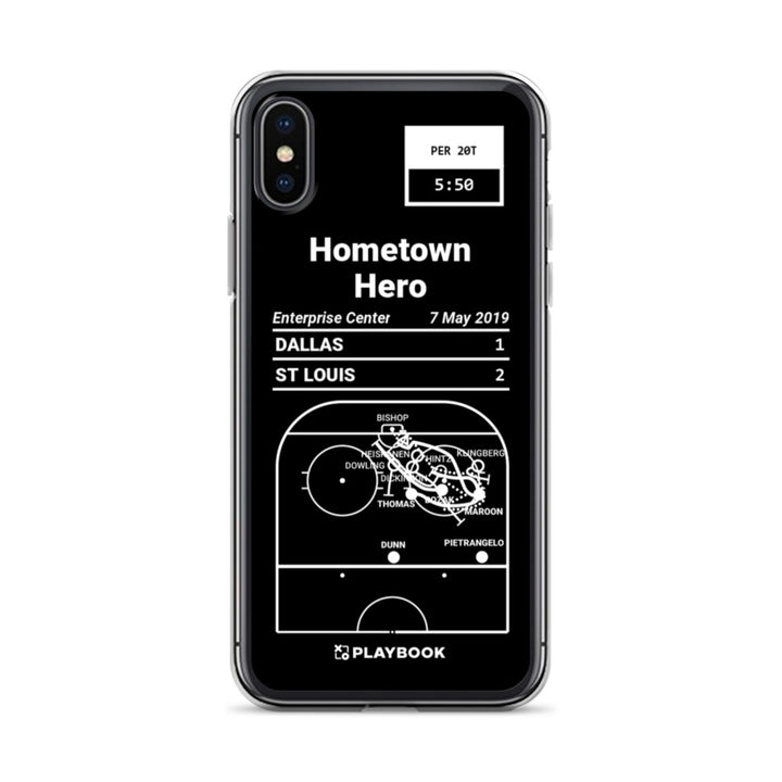 St Louis Blues Greatest Goals iPhone Case: Hometown Hero (2019)