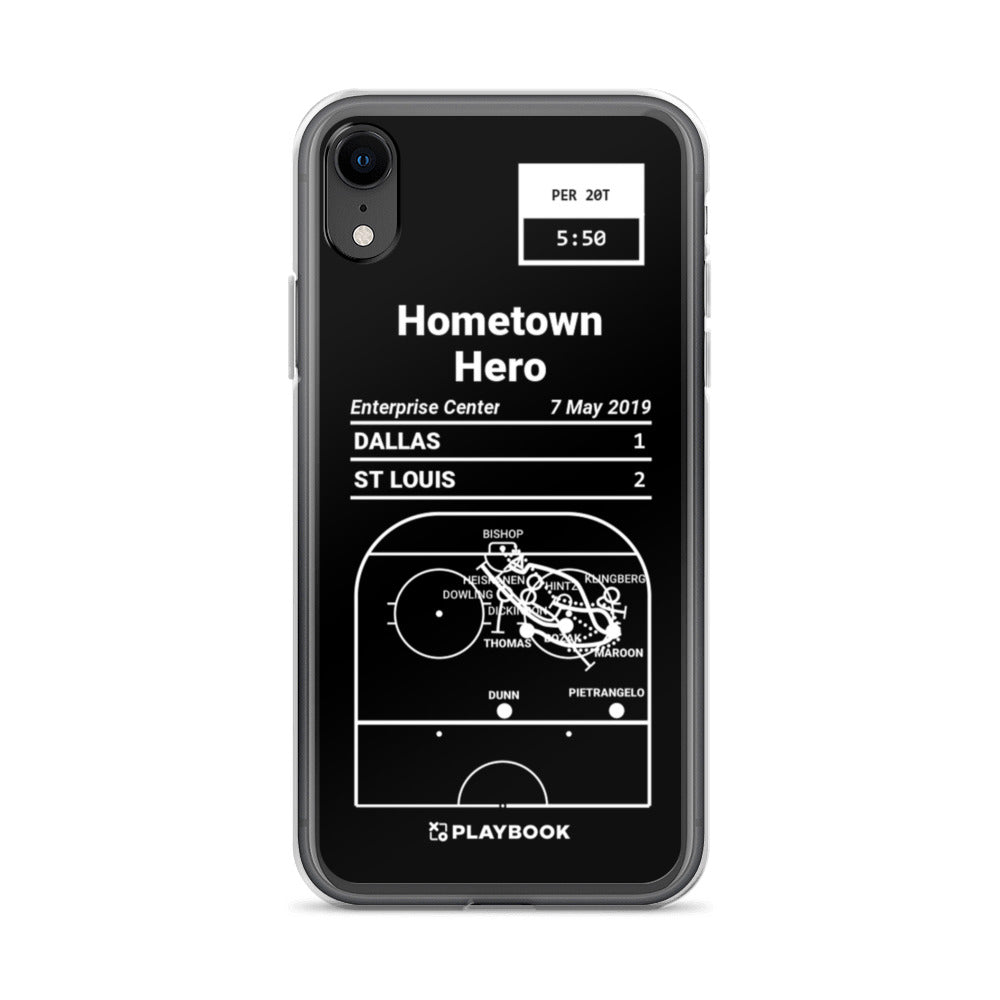 St Louis Blues Greatest Goals iPhone Case: Hometown Hero (2019)