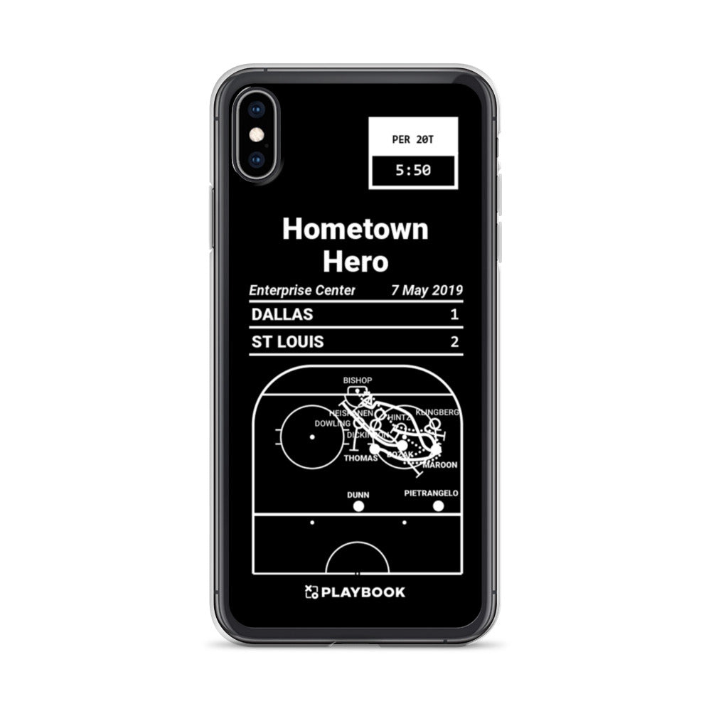 St Louis Blues Greatest Goals iPhone Case: Hometown Hero (2019)