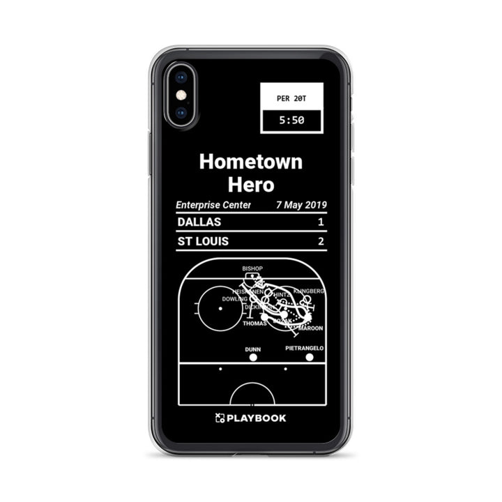 St Louis Blues Greatest Goals iPhone Case: Hometown Hero (2019)
