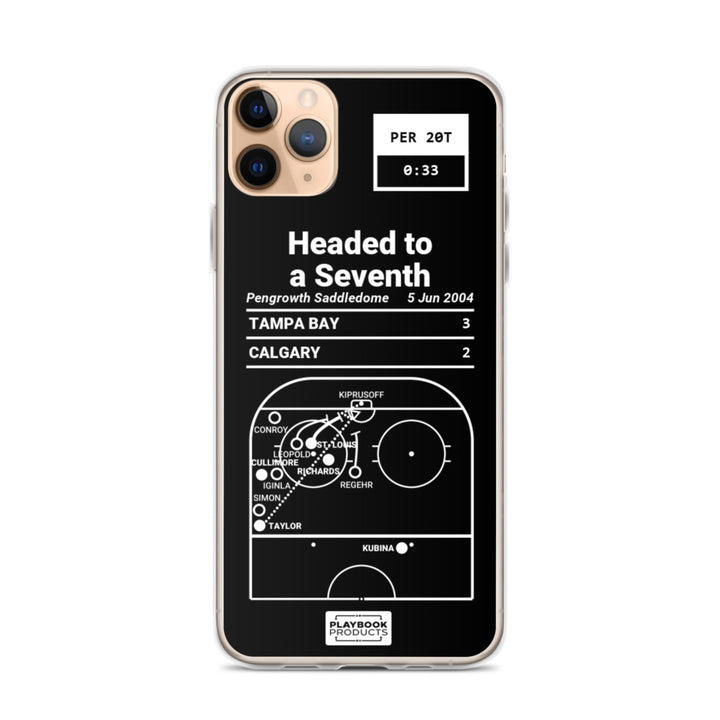 Tampa Bay Lightning Greatest Goals iPhone Case: Headed to a Seventh (2004)