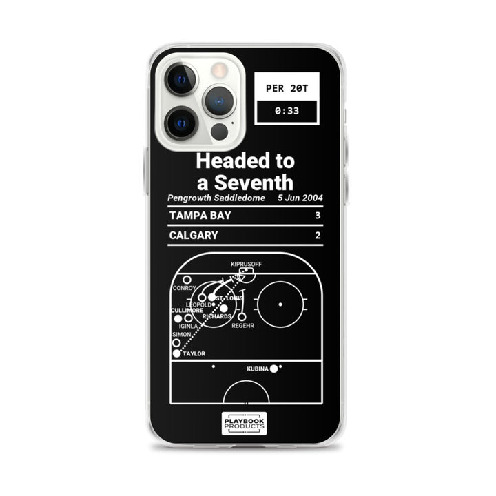Tampa Bay Lightning Greatest Goals iPhone Case: Headed to a Seventh (2004)