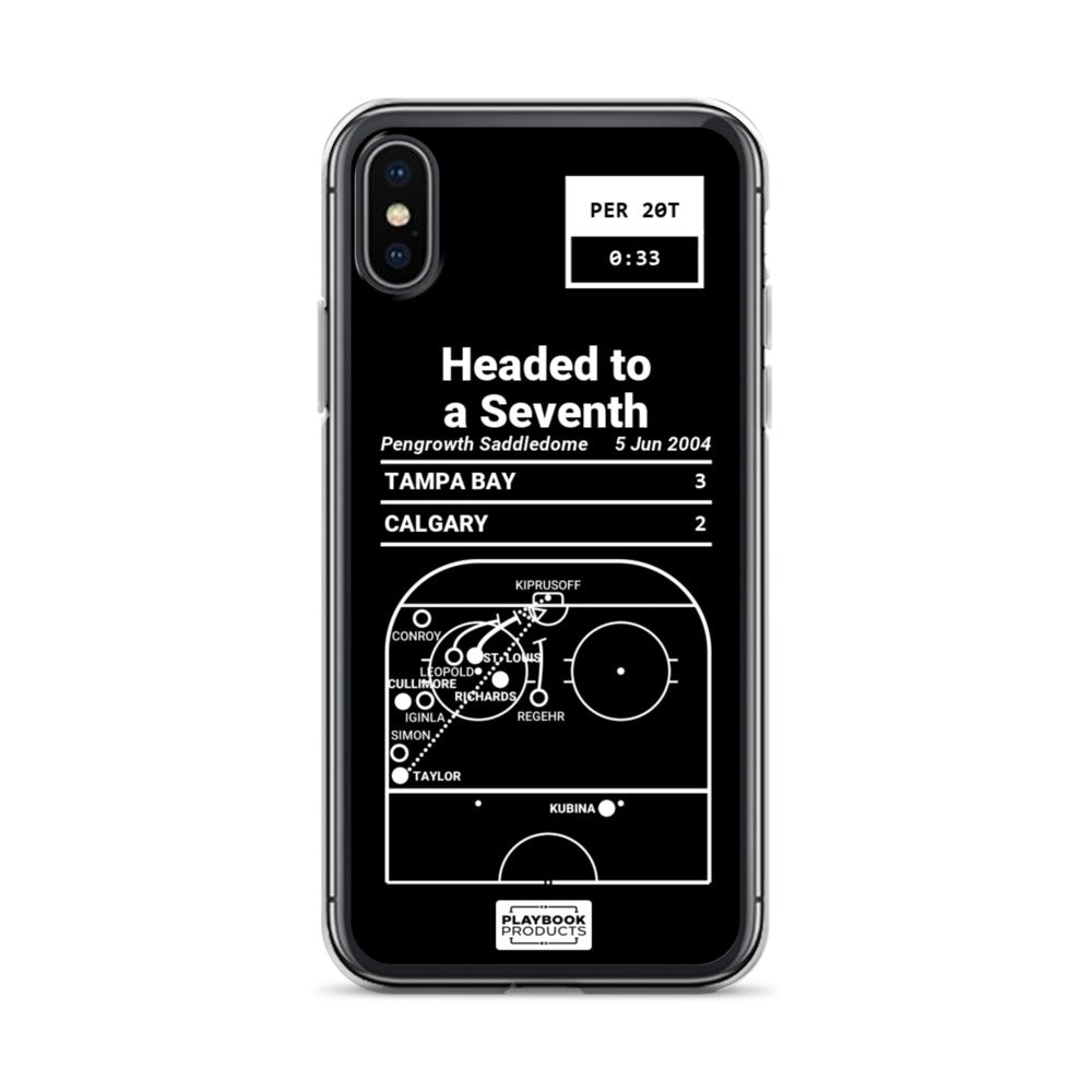 Tampa Bay Lightning Greatest Goals iPhone Case: Headed to a Seventh (2004)