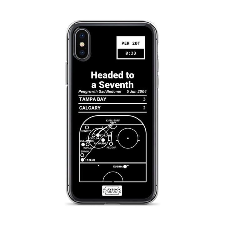 Tampa Bay Lightning Greatest Goals iPhone Case: Headed to a Seventh (2004)