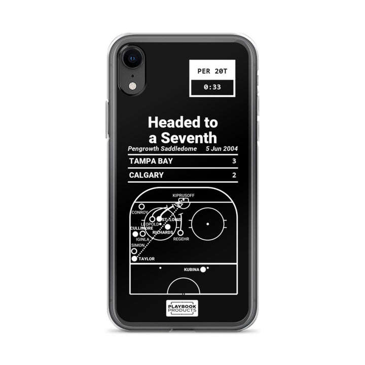 Tampa Bay Lightning Greatest Goals iPhone Case: Headed to a Seventh (2004)