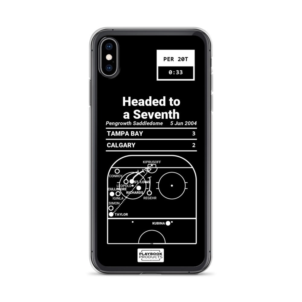 Tampa Bay Lightning Greatest Goals iPhone Case: Headed to a Seventh (2004)