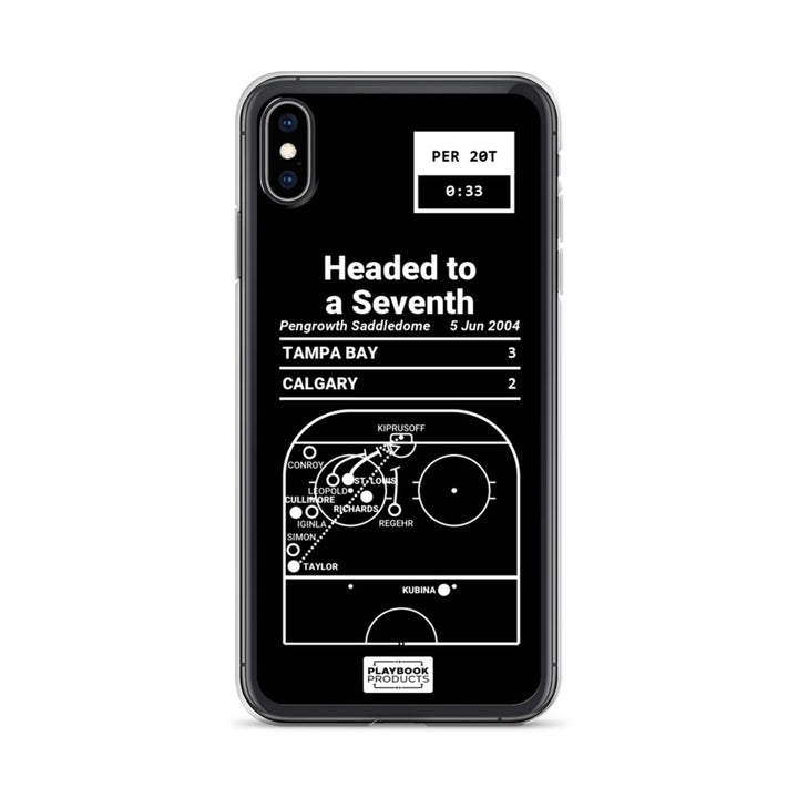 Tampa Bay Lightning Greatest Goals iPhone Case: Headed to a Seventh (2004)
