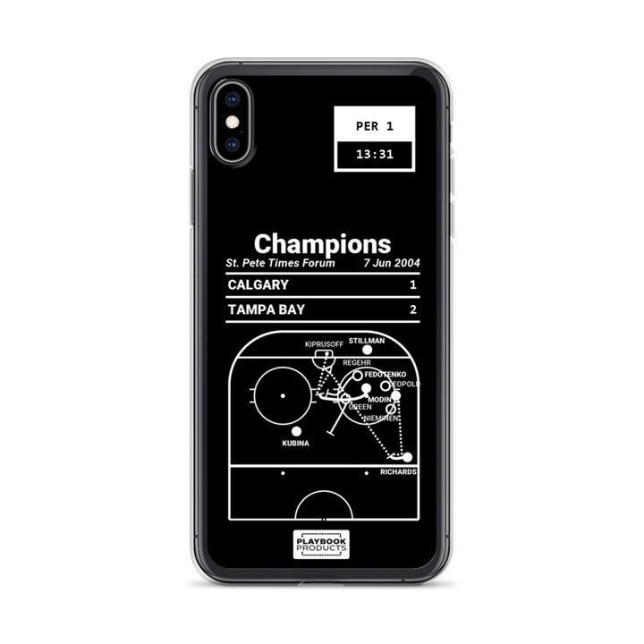Tampa Bay Lightning Greatest Goals iPhone Case: Champions (2004)