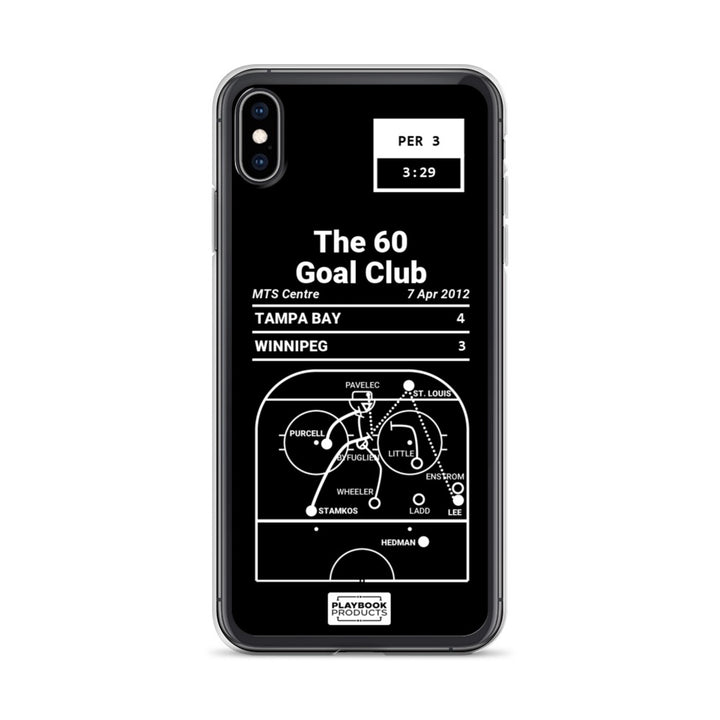 Tampa Bay Lightning Greatest Goals iPhone Case: The 60 Goal Club (2012)