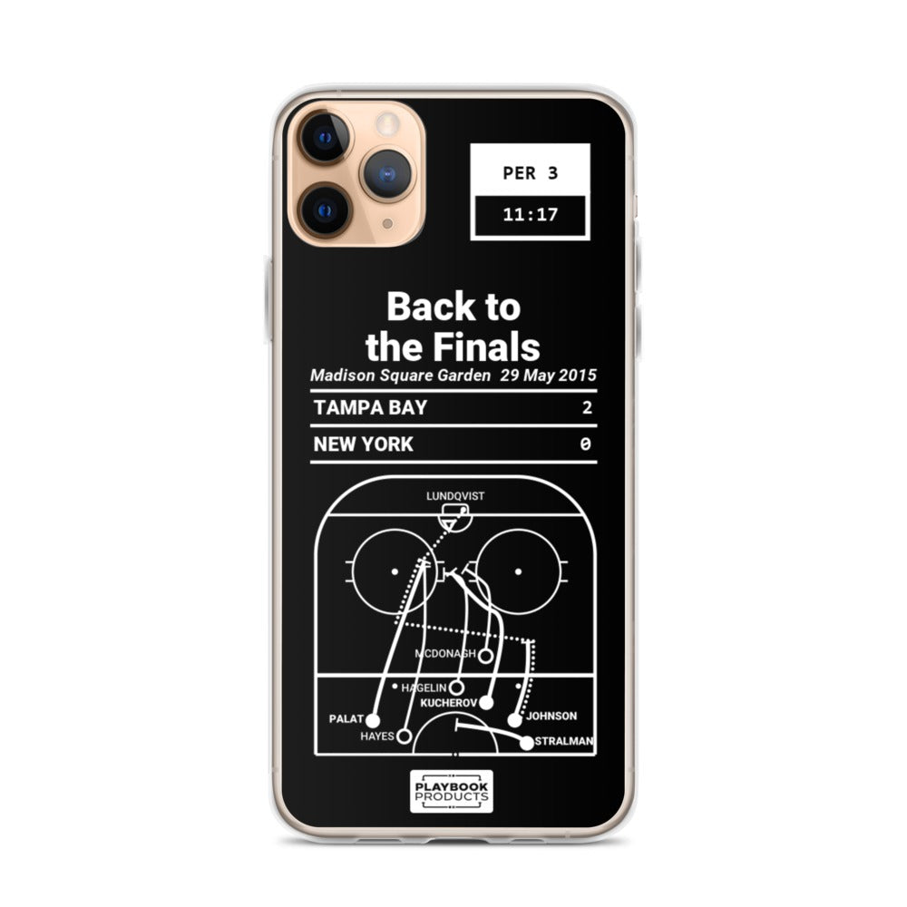 Tampa Bay Lightning Greatest Goals iPhone Case: Back to the Finals (2015)