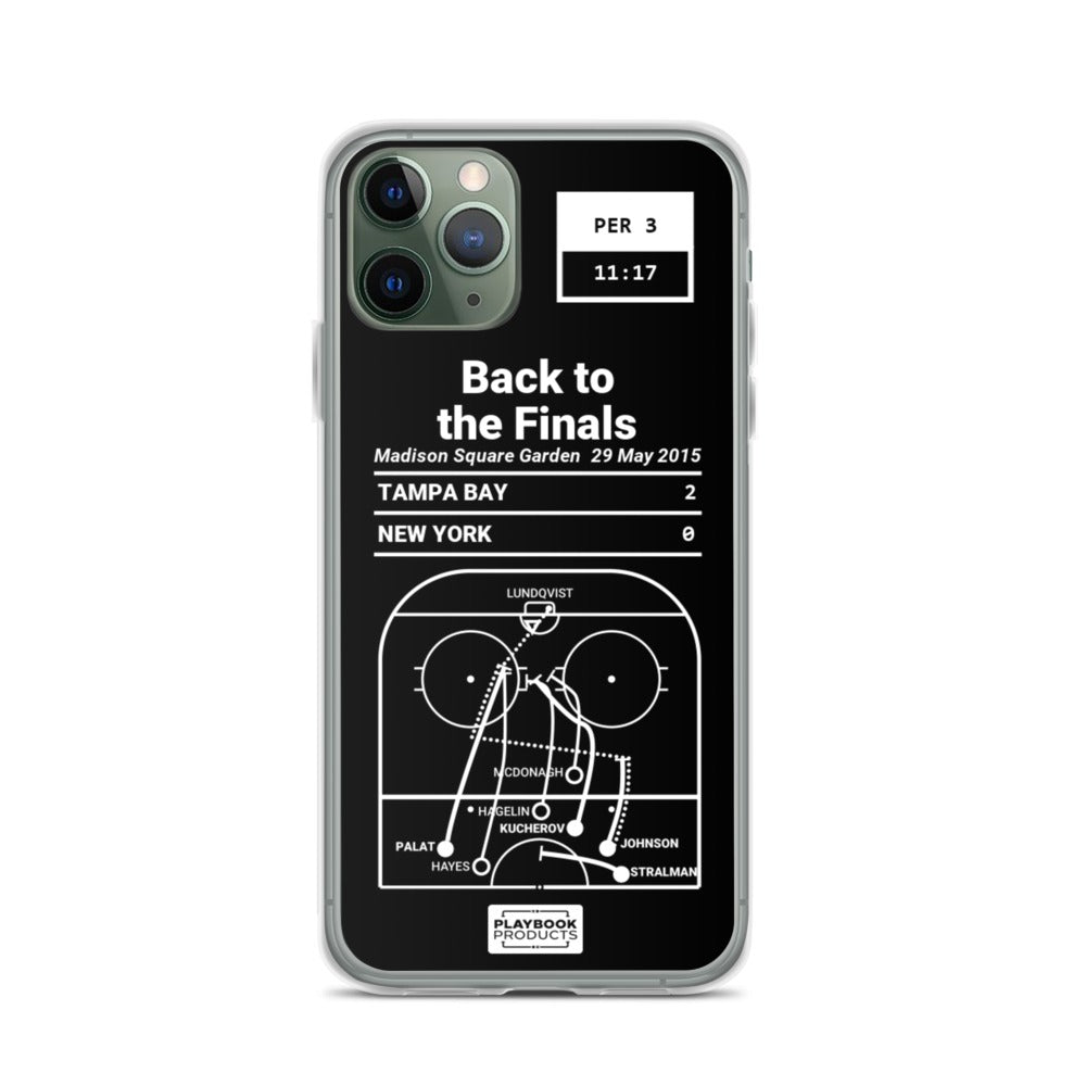 Tampa Bay Lightning Greatest Goals iPhone Case: Back to the Finals (2015)