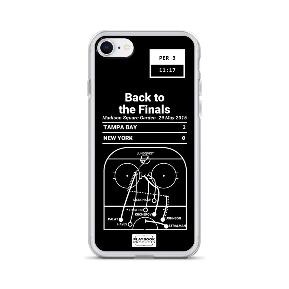 Tampa Bay Lightning Greatest Goals iPhone Case: Back to the Finals (2015)