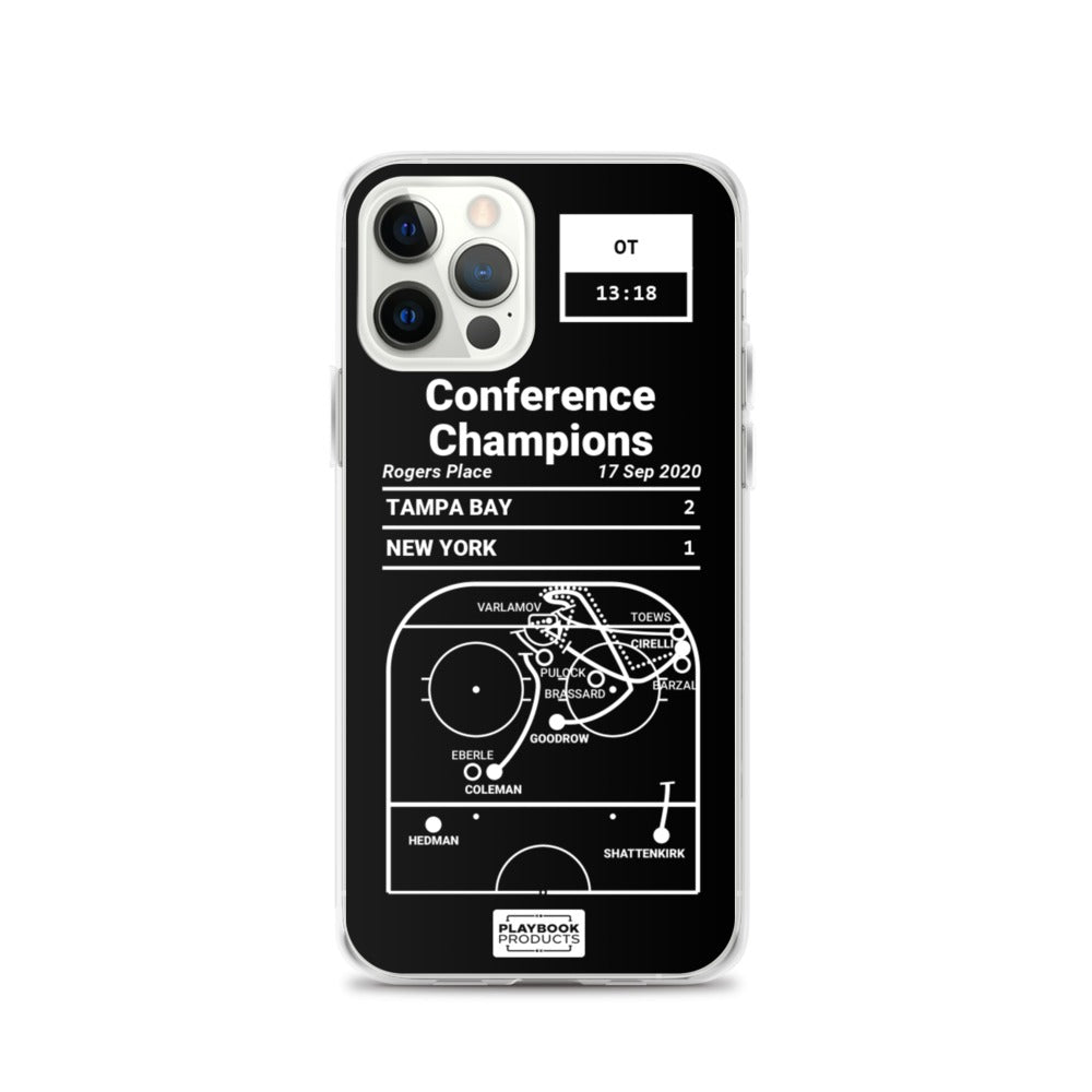 Tampa Bay Lightning Greatest Goals iPhone Case: Conference Champions (2020)