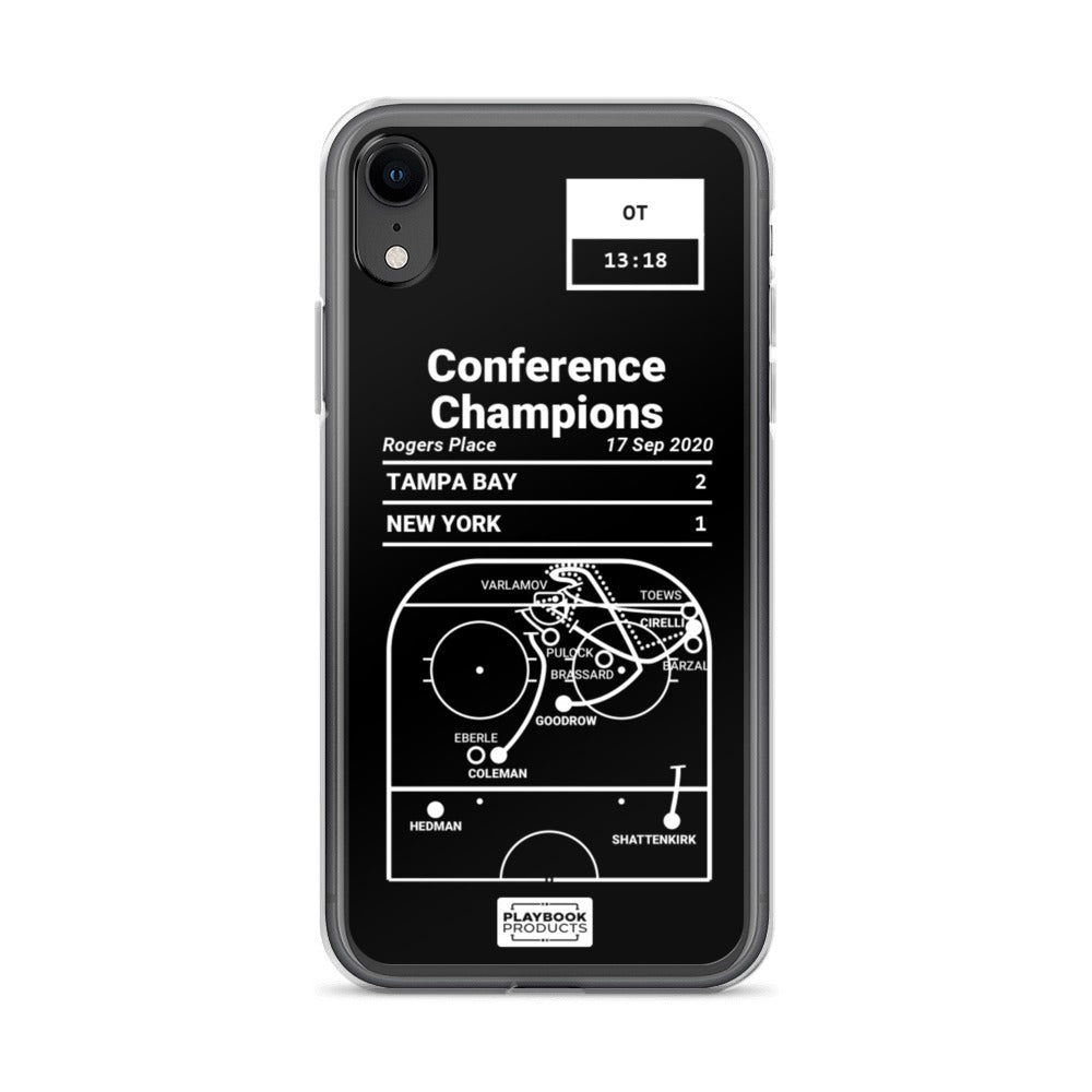 Tampa Bay Lightning Greatest Goals iPhone Case: Conference Champions (2020)