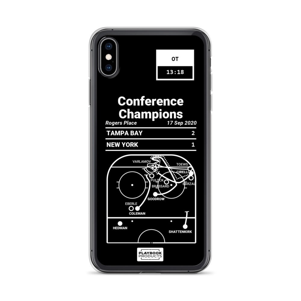 Tampa Bay Lightning Greatest Goals iPhone Case: Conference Champions (2020)