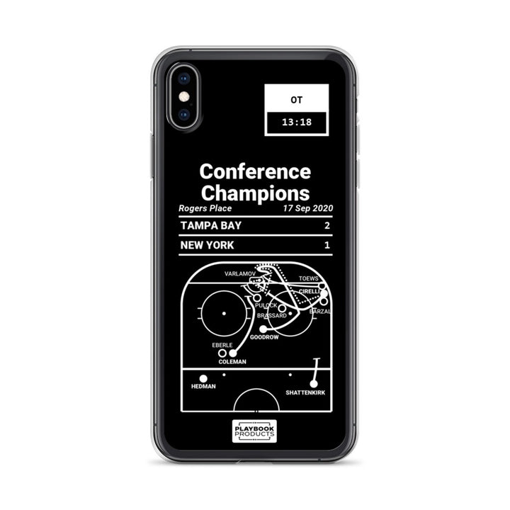 Tampa Bay Lightning Greatest Goals iPhone Case: Conference Champions (2020)