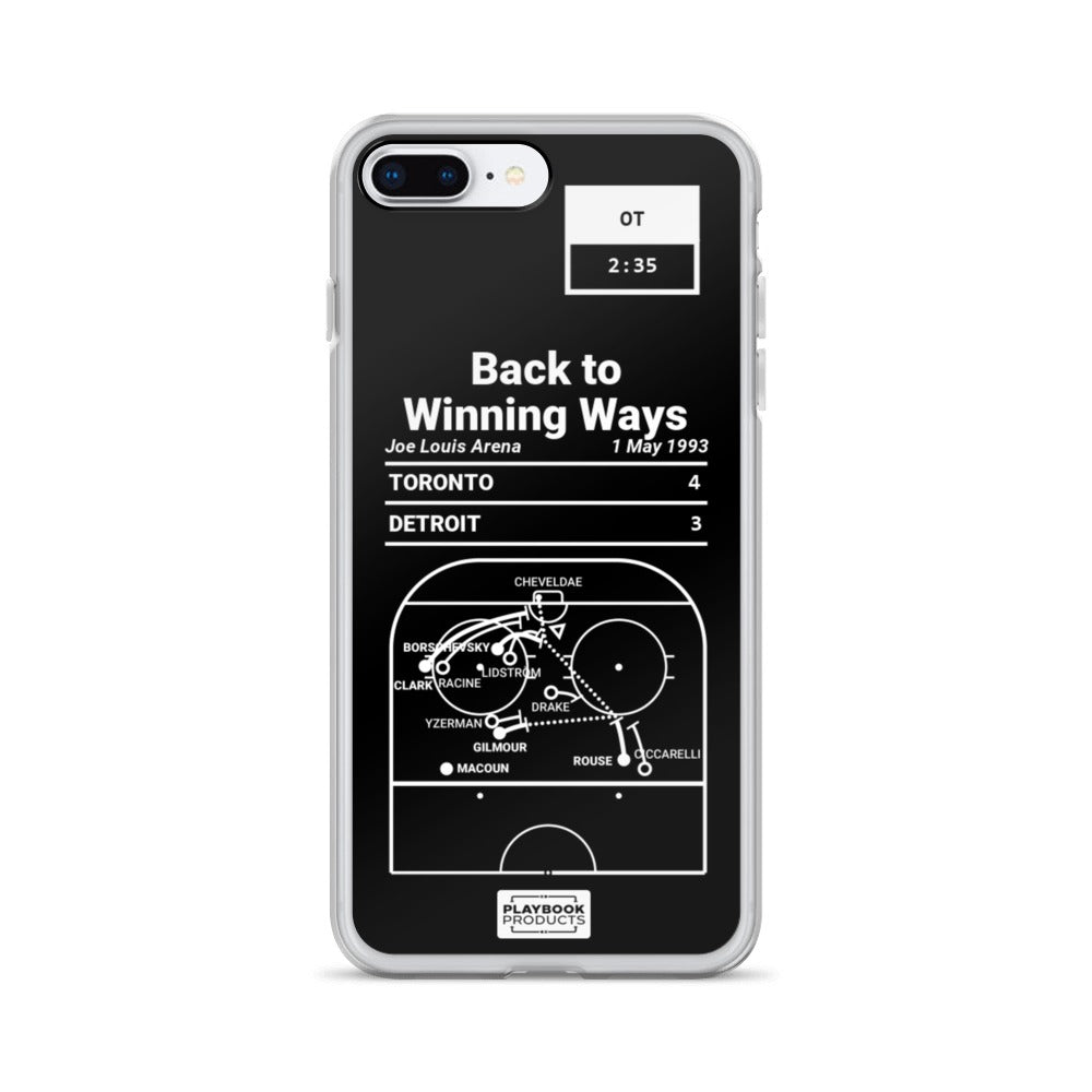 Toronto Maple Leafs Greatest Goals iPhone Case: Back to Winning Ways (1993)