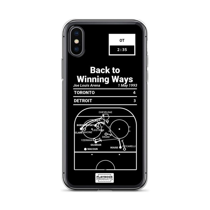 Toronto Maple Leafs Greatest Goals iPhone Case: Back to Winning Ways (1993)