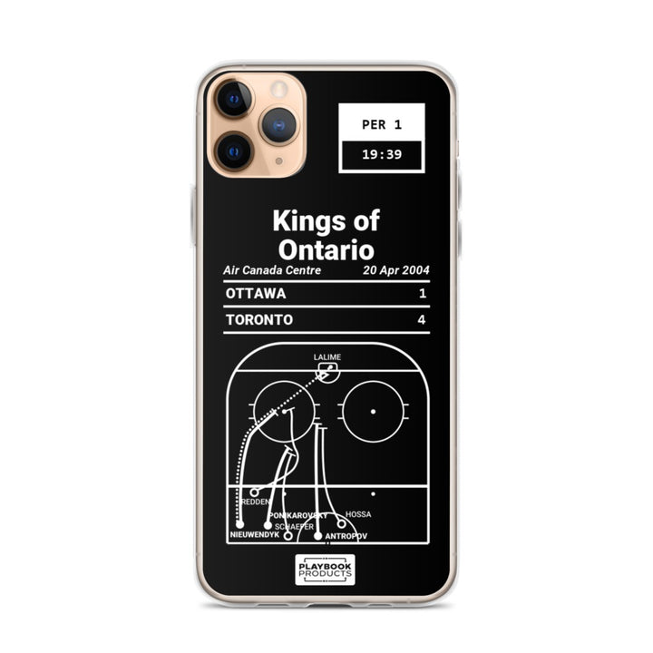 Toronto Maple Leafs Greatest Goals iPhone Case: Kings of Ontario (2004)